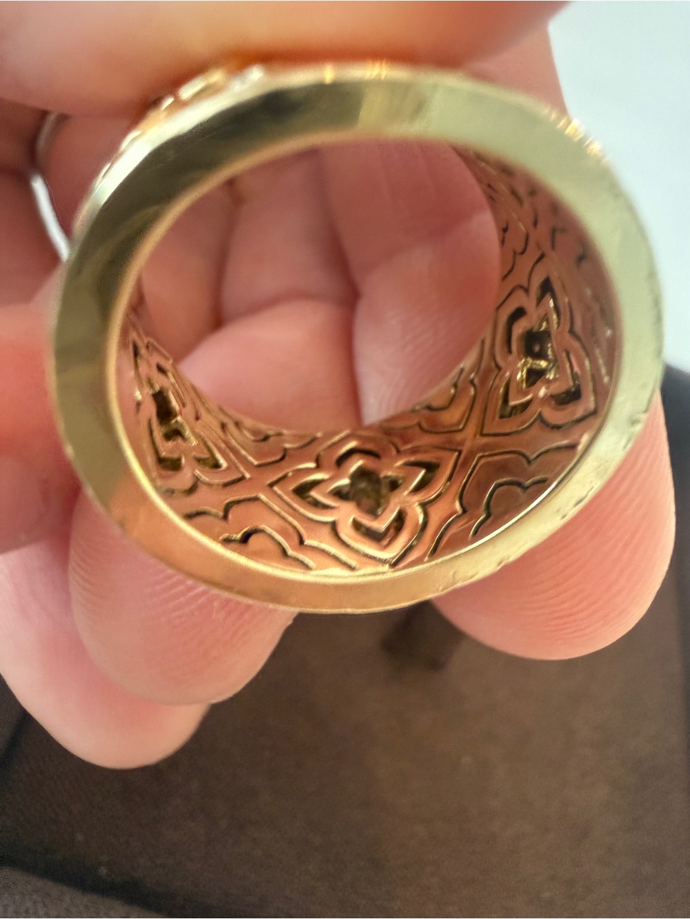 Roberto Coin Venetian Princess 18k gold ring. Size 6.5 - Picture 4 of 16